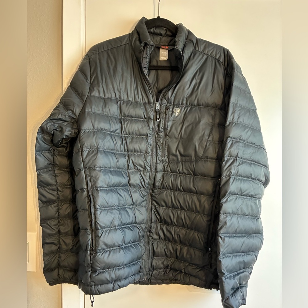 Mountain Hardwear Q.Shield 650 Down Puffer Jacket Men’s Size Large Black